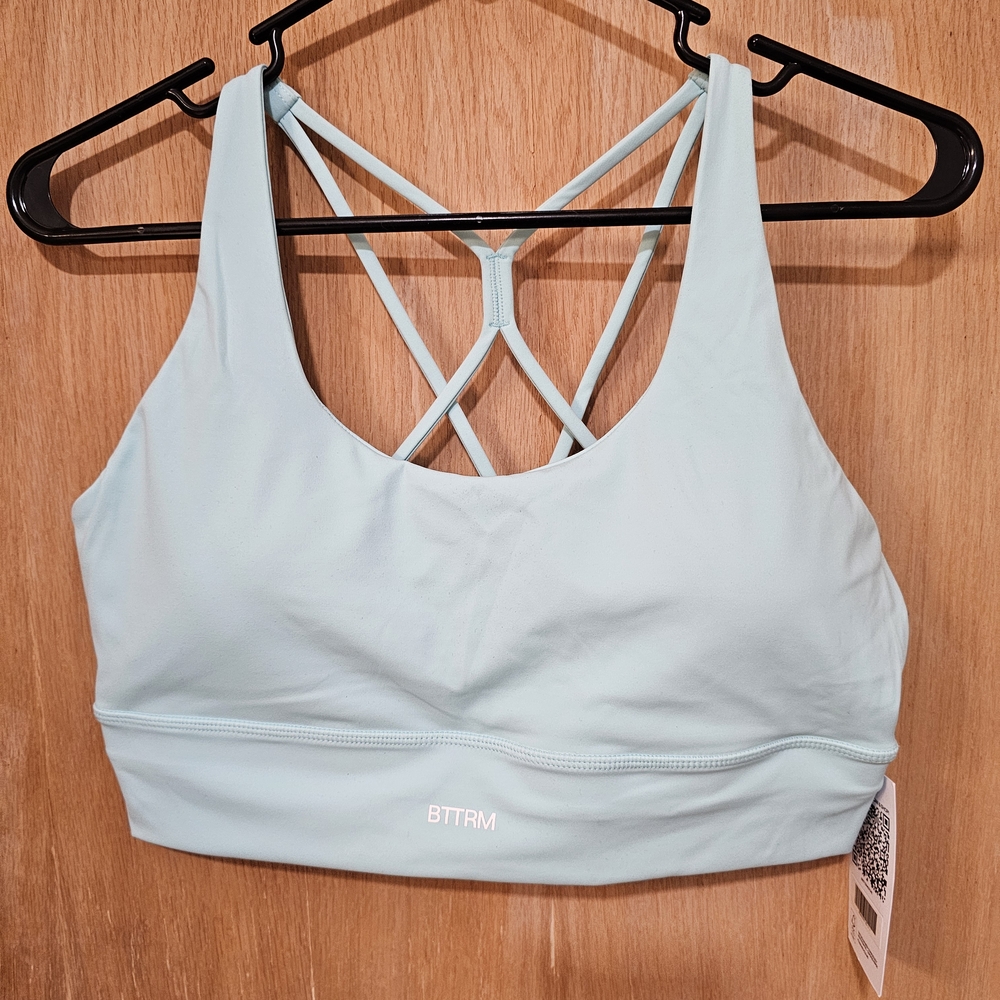 BetterMe Women's Sky Blue Sports Bra